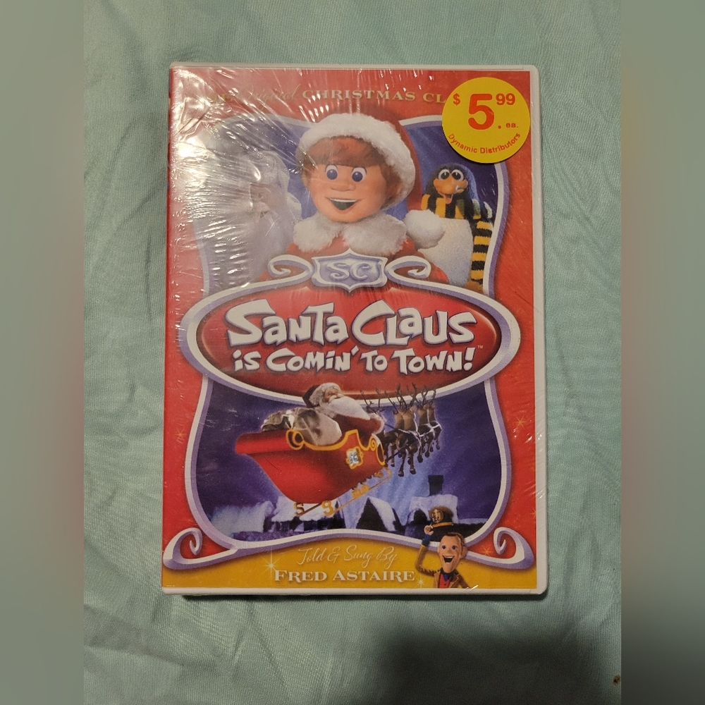 Santa Claus Is Comin to Town (DVD, 2007) NWT